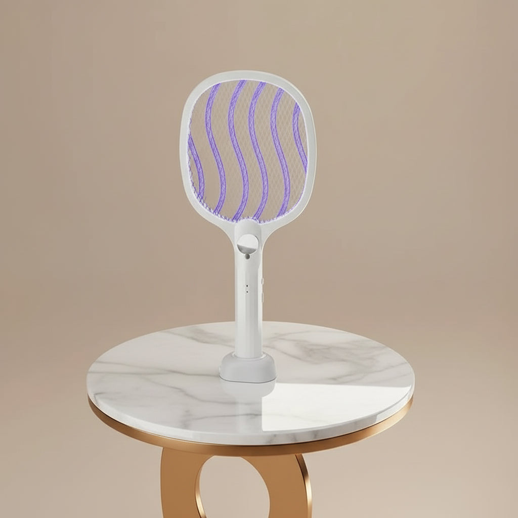 Raquette Anti Moustique 2-en-1 Rechargeable