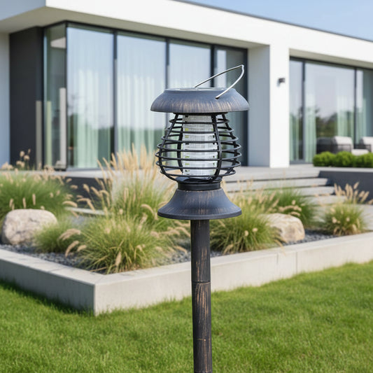 Lampe Anti-Moustique Solaire Portable à LED