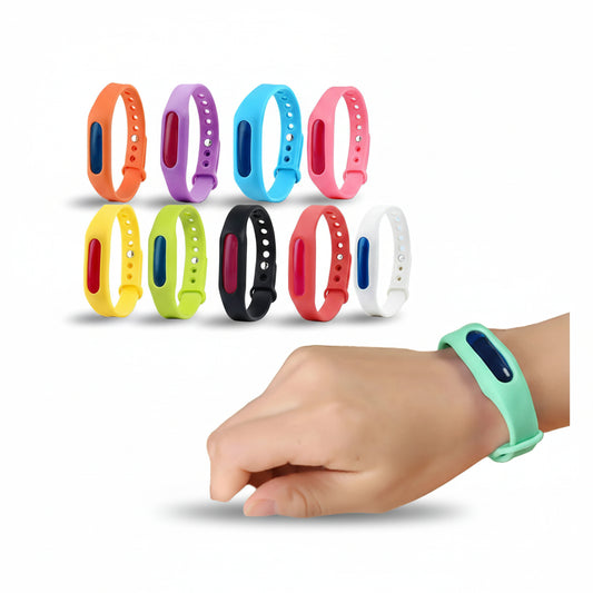 Bracelet Anti Moustique en Silicone à Huiles Essentielles