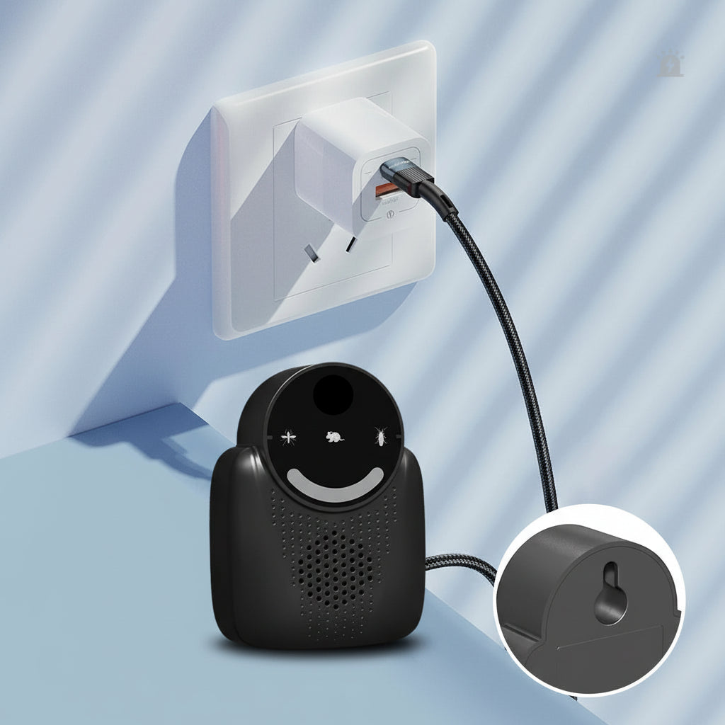 Répulsif moustique Ultrasonique USB d’Intérieur