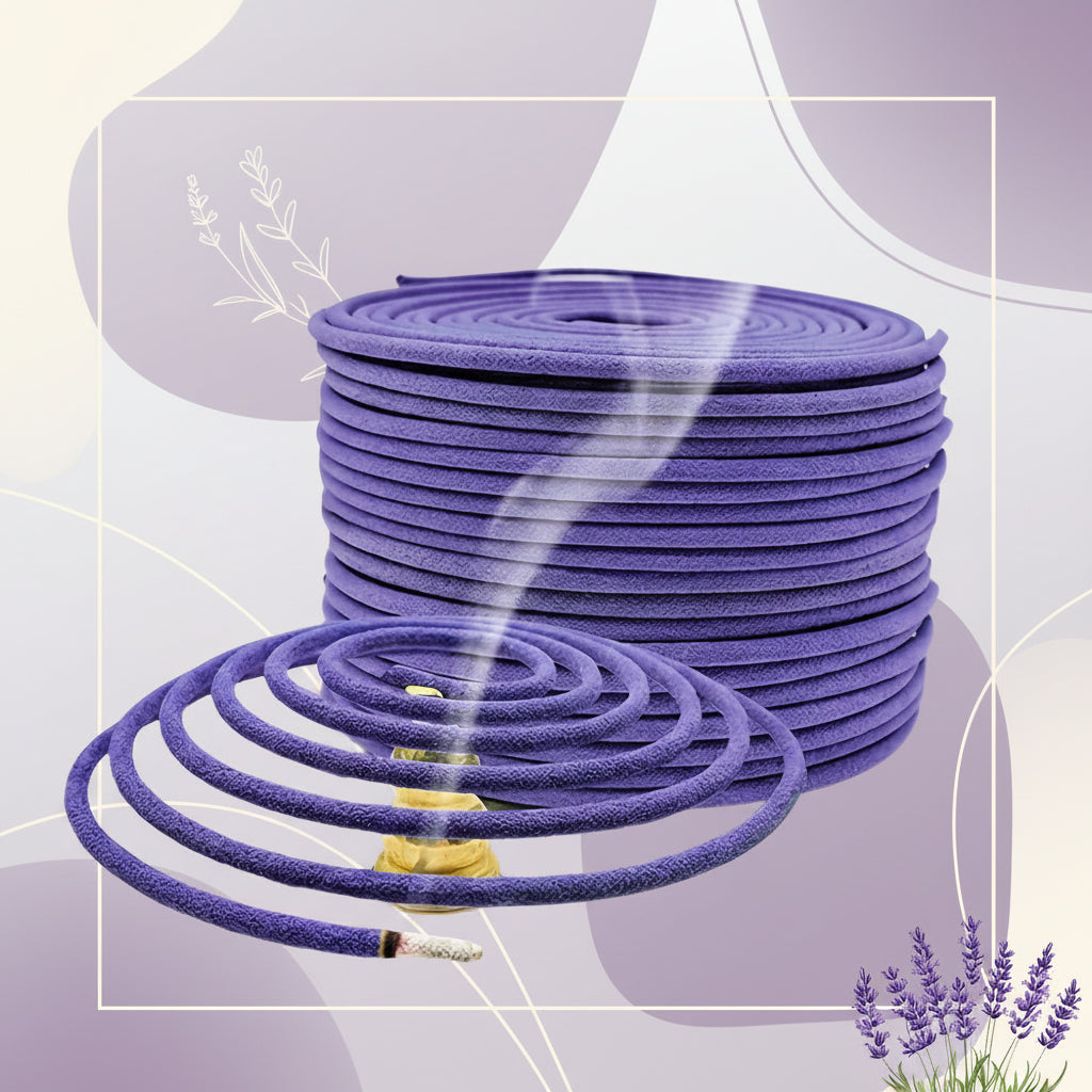 Spirales d'Encens Aromatiques Anti-Moustique