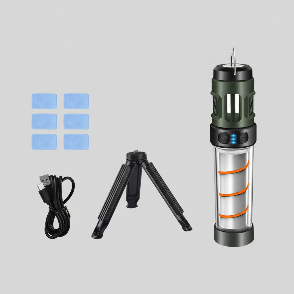 Lampe Multifonction Anti Moustique Rechargeable