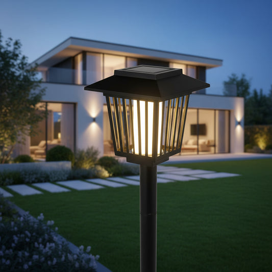 Lampe Anti Moustique Solaire Double Lumière UV