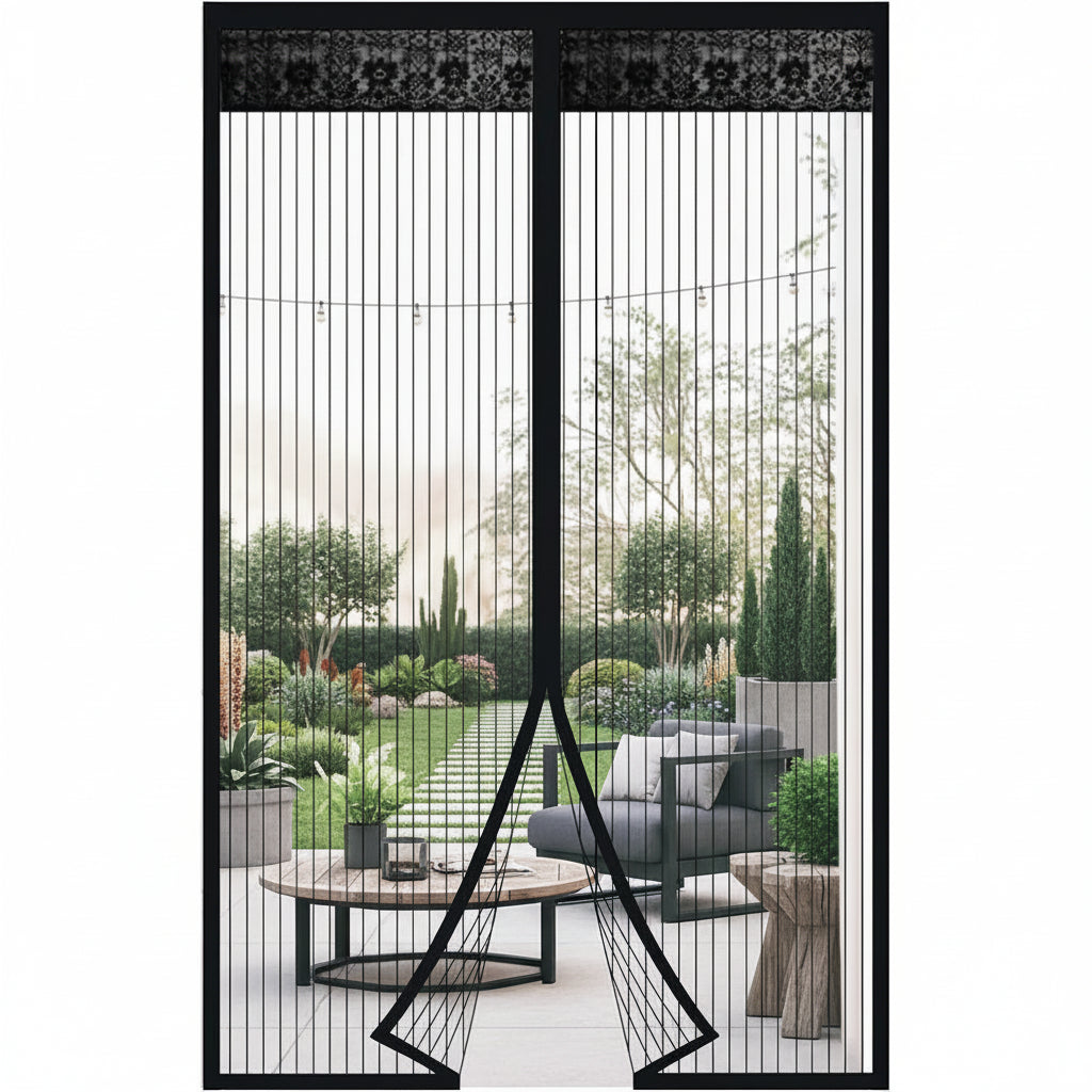 Moustiquaire de Porte Magnétique – Fermeture Automatique