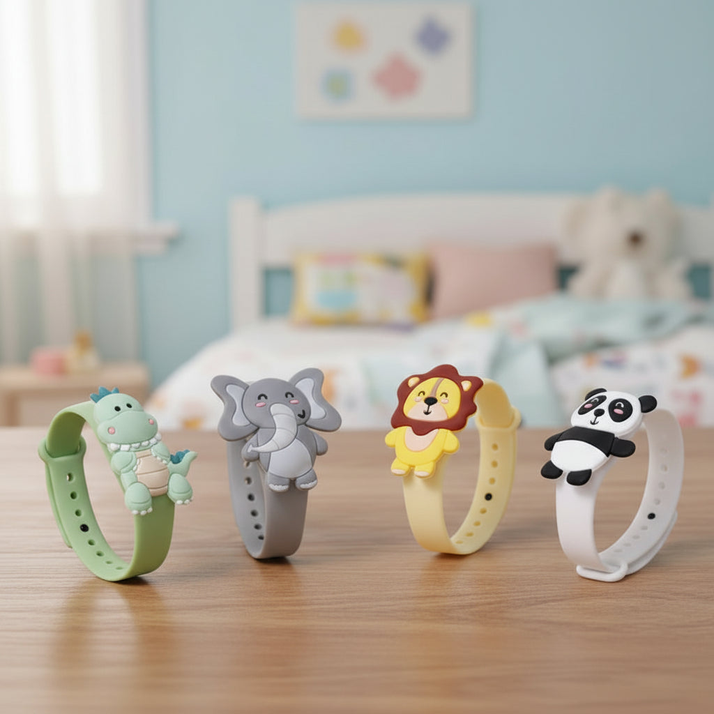 Bracelet Anti Moustique Enfant & Bébé – Motifs Animaux