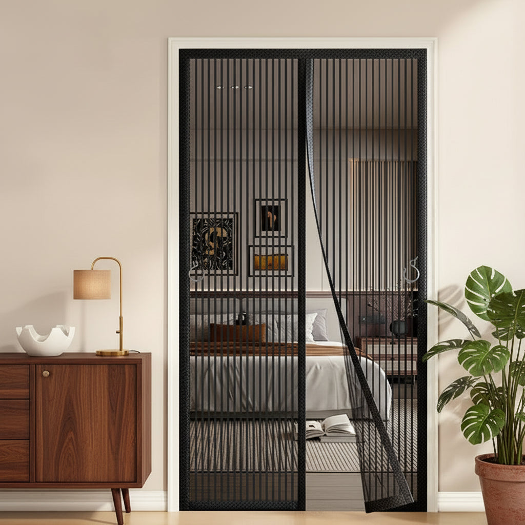Rideau Moustiquaire Magnétique pour Porte
