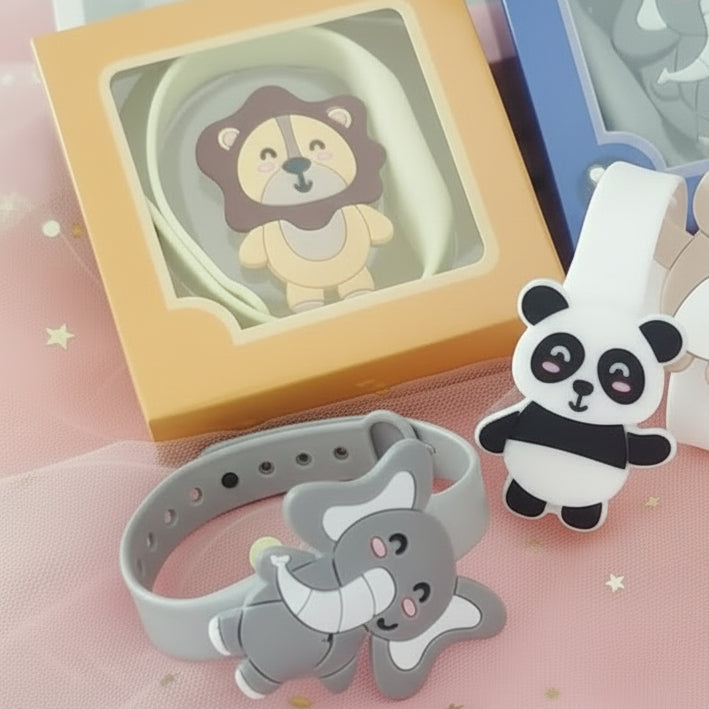 Bracelet Anti Moustique Enfant & Bébé – Motifs Animaux