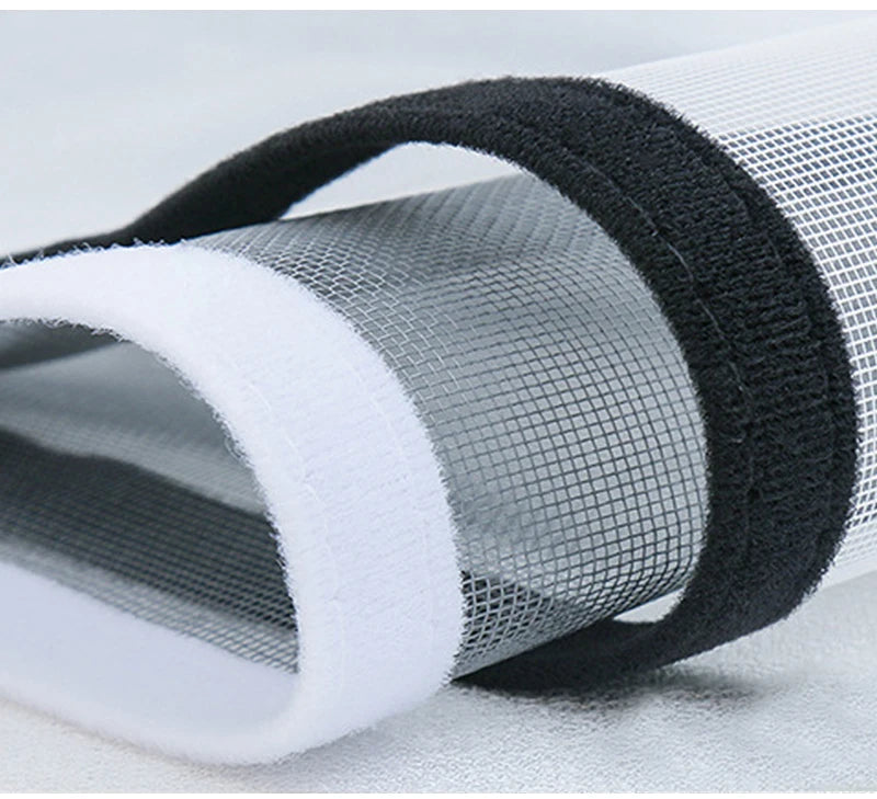 Moustiquaire Fenêtre à Fermeture Zip Auto-Adhésive