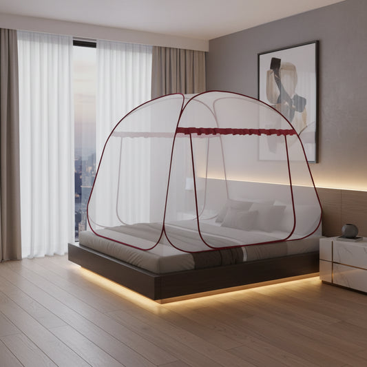 Moustiquaire de lit Style Yourte Mongole
