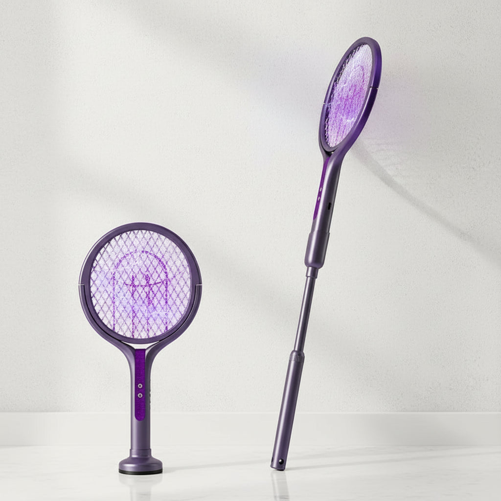 Raquette Électrique Anti-Moustique Rechargeable